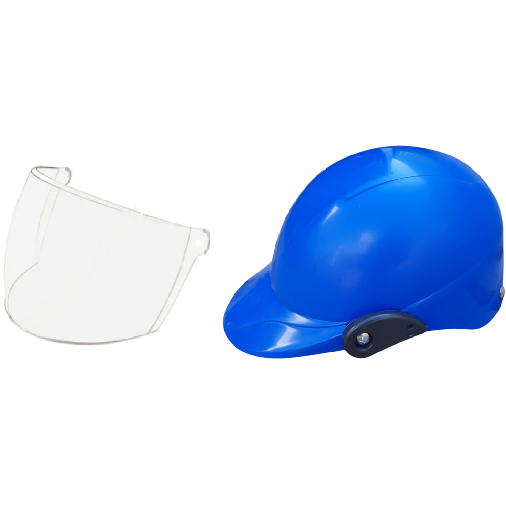 KASK JOKEY fitilsiz CAMLI Mavi