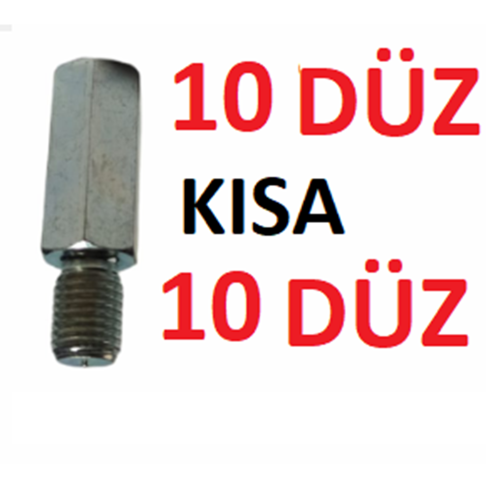 AYNA UZATMASI Kısa alt 10 DÜZ -üst 10 DÜZ