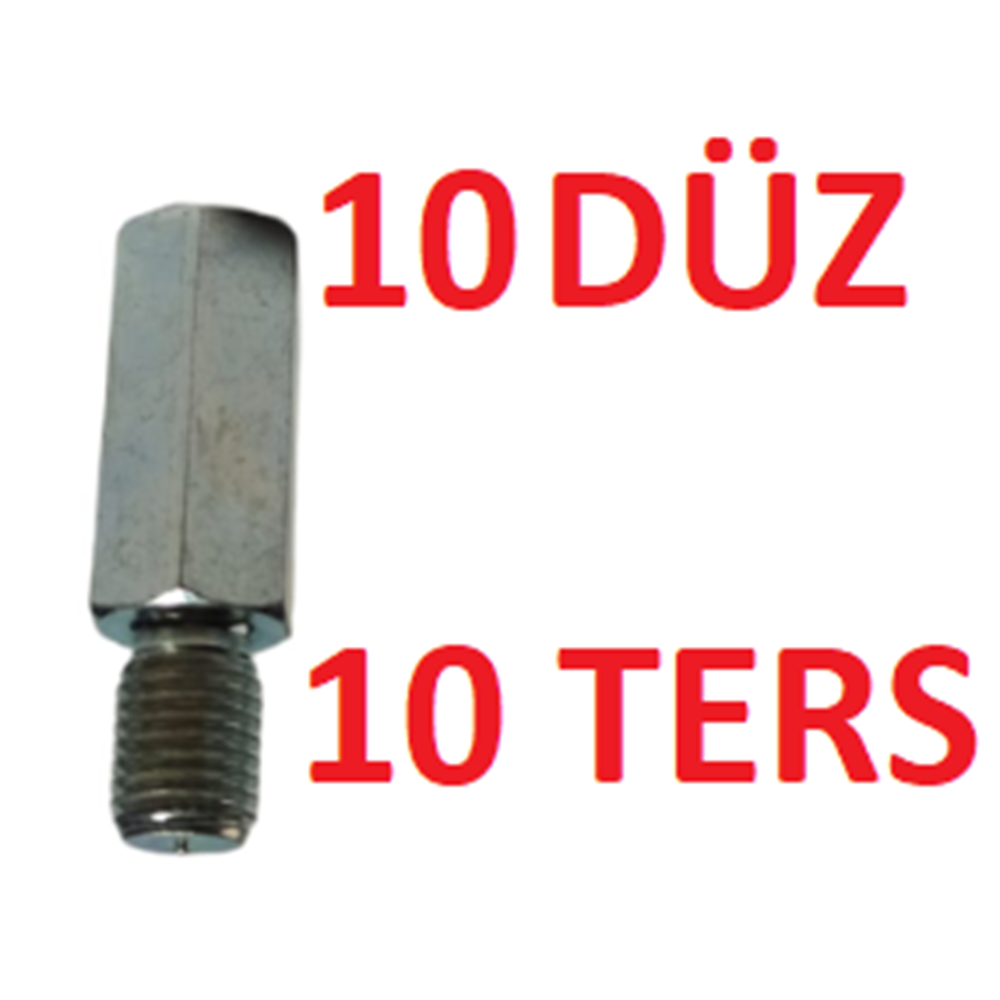 AYNA UZATMASI alt 10 TERS -üst 10 DÜZ