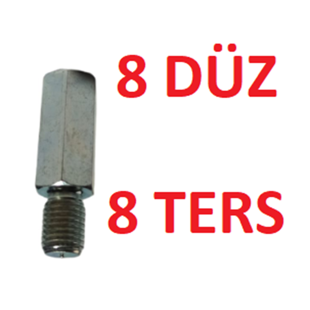 AYNA UZATMASI alt 8 TERS - üst 8 DÜZ