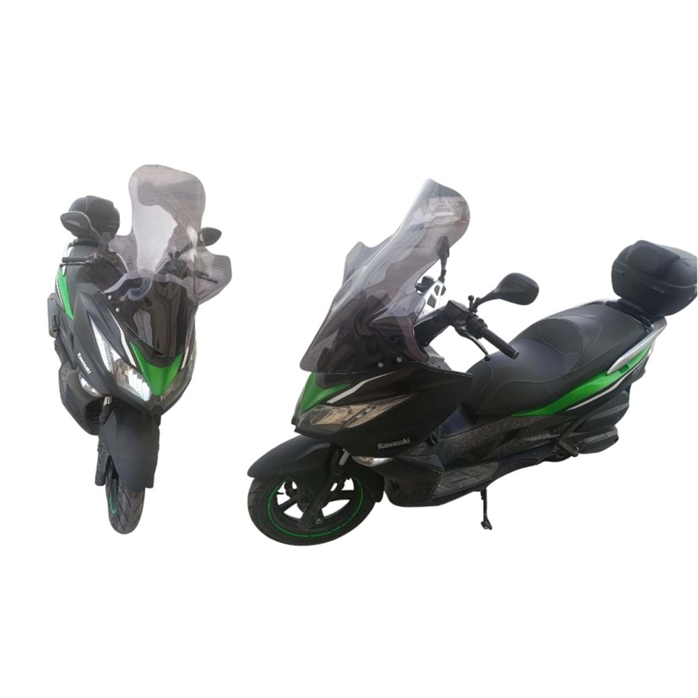 SİPERLİK 76x76 şeffaf-Füme Kawasaki J300 Scooter