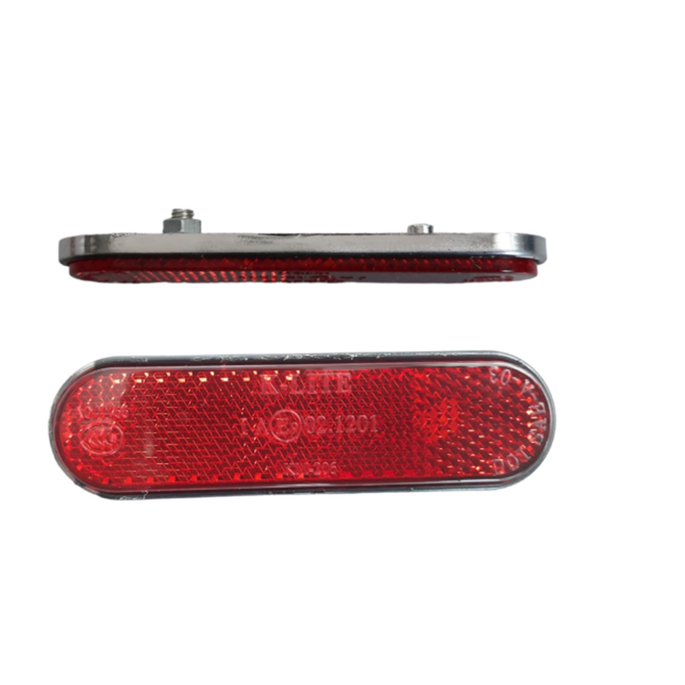 DİKDÖRTGEN OVAL REFLEKTÖR Kırmızı-Beyaz-Sarı 6mm Adet