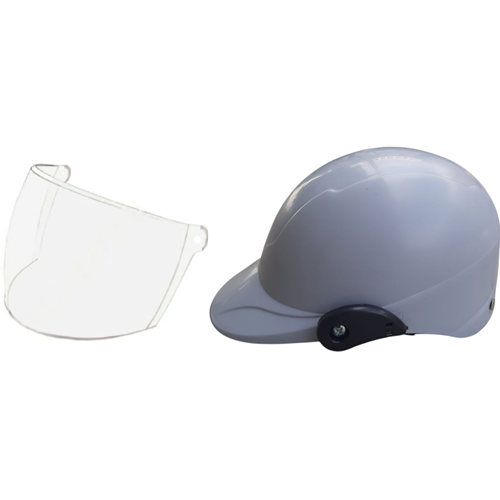 KASK JOKEY fitilsiz CAMLI Gri