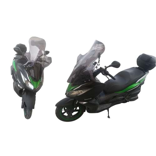 SİPERLİK 76x76 şeffaf-Füme Kawasaki J300 Scooter