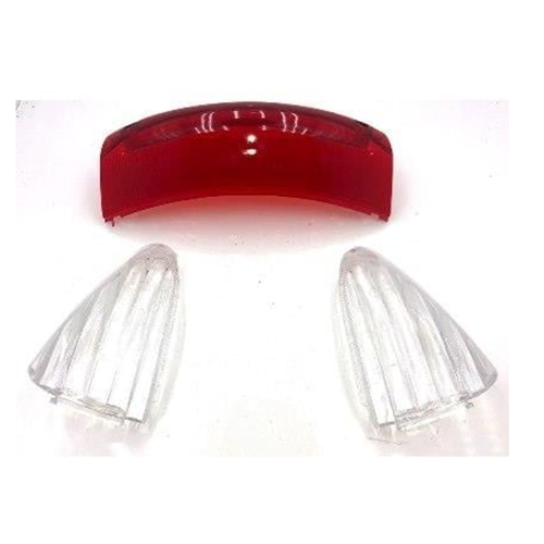 STOP+SİNYAL CAMI Beyaz sağ+sol SCOOTER 150
