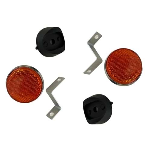 YUVARLAK REFLEKTÖR küçük Sarı 6mm set